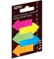 Opakowanie Zakładki indeksujące strzałki GR-255W GRAND