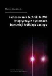 Okładka książki Zastosowania techniki MIMO w optycznych...