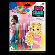 Opakowanie ZESTAW PASTELI KREDOWYCH DO WŁOSÓW  BLISTER COLORINO KIDS 5 SZTUK