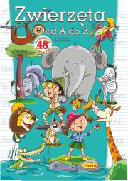 ZWIERZĘTA OD A DO Z. Autor: Kruszewski Włodzimierz, Ernest Błędowski. Dadada.pl Okładka książki ZWIERZĘTA OD A DO Z