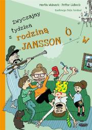 Zwyczajny tydzień z rodziną Janssonów. Autor: Martin Widmark. Dadada.pl Okładka książki Zwyczajny tydzień z rodziną Janssonów