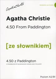 4.50 From Paddington - 4.50 z Paddington z podręcznym słownikiem angielsko-polskim Poziom A2/B1. Autor: Agatha Christie. Dadada.pl Okładka książki 4.50 From Paddington - 4.50 z Paddington z podręcznym słownikiem angielsko-polskim Poziom A2/B1