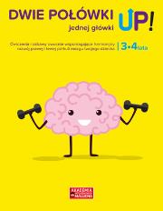 Okładka książki AIM. Dwie połówki jednej główki UP!3-4 lata w.2020