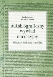 Okładka książki Autobiograficzny wywiad narracyjny