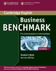Business Benchmark Pre-Intermediate to Intermediate Student's Book BEC. Autor: Whitby Norman. Dadada.pl Okładka książki Business Benchmark Pre-Intermediate to Intermediate Student's Book BEC