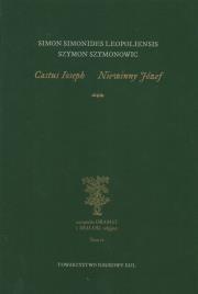 Castus Ioseph Niewinny Józef. Autor: Szymonowic Szymon. Dadada.pl Okładka książki Castus Ioseph Niewinny Józef