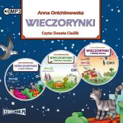 CD MP3 Pakiet Wieczorynki z kotem Miśkiem / Wieczorynki z żółwiem antosiem / Wieczorynki z Wielką Kaczką. Autor: Anna Onichimowska. Dadada.pl Okładka książki CD MP3 Pakiet Wieczorynki z kotem Miśkiem / Wieczorynki z żółwiem antosiem / Wieczorynki z Wielką Kaczką