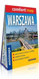 Okładka książki Comfort! map Warszawa 1:26 000 minimapa