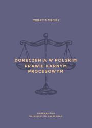 Okładka książki Doręczenia w polskim prawie karnym procesowym