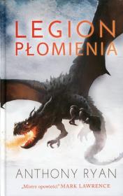 Draconis Memoria T.2 Legion płomienia. Autor: Anthony Ryan. Dadada.pl Okładka książki Draconis Memoria T.2 Legion płomienia