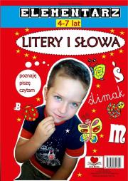 Elementarz 4- 7 lat. Litery i słowa. Autor: Wileńska Agnieszka. Dadada.pl Okładka książki Elementarz 4- 7 lat. Litery i słowa