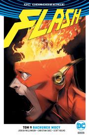 Flash T.9 Rachunek mocy. Autor: Joshua Williamson. Dadada.pl Okładka książki Flash T.9 Rachunek mocy