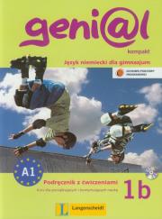 Genial kompakt 1B KB+AB+CD ''L. Autor: Funk H., S. Keller, M. König, U. Koithan. Dadada.pl Okładka książki Genial kompakt 1B KB+AB+CD ''L