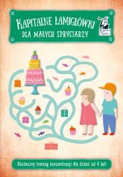 Kapitalne łamigłówki dla małych spryciarzy. Autor: Paulina Zbylyt. Dadada.pl Okładka książki Kapitalne łamigłówki dla małych spryciarzy
