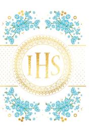 Okładka książki KARNET B6 KOMUNIA Z KIESZONKĄ IHS