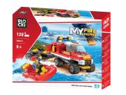 Opakowanie Klocki Blocki MyFireBrigade Straż Wodna 120 el.