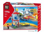 Opakowanie Klocki Blocki MyFireBrigade Strażnica+Heliopter