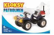 Opakowanie Kloksy Klocki Miasto Policja jeździk quad 38 el.