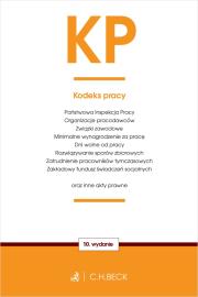 KODEKS PRACY ORAZ USTAWY TOWARZYSZĄCE WYD. 10. Autor: Opracowanie zbiorowe. Dadada.pl Okładka książki KODEKS PRACY ORAZ USTAWY TOWARZYSZĄCE WYD. 10