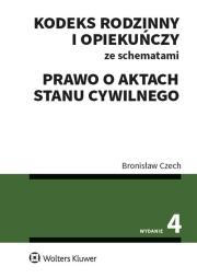 Kodeks rodzinny i opiekuńczy ze schematami w.4/2020 Prawo o aktach stanu cywilnego. Autor: Czech Bronisław. Dadada.pl Okładka książki Kodeks rodzinny i opiekuńczy ze schematami w.4/2020 Prawo o aktach stanu cywilnego