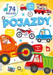 Okładka książki Kolorowanka. Pojazdy z naklejkami