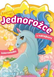 Kraina magii. Jednorożce. Zefirek. Autor: WYDAWNICTWO SKRZAT. Dadada.pl Okładka książki Kraina magii. Jednorożce. Zefirek