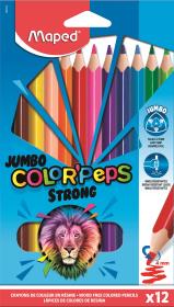 Opakowanie Kredki Colorpeps Strong Jumbo 12 kolorów
