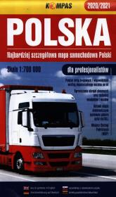 Mapa samochodowa 1:700 000 Polska dla profes.. Autor: Opracowanie zbiorowe. Dadada.pl Okładka książki Mapa samochodowa 1:700 000 Polska dla profes.
