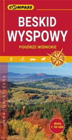 Okładka książki Mapa turystyczna - Beskid wyspowy 1:50 000