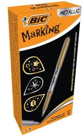 Marker Marking Metallic Ink złoti i srebrny 12szt. Wydawca: Bic. Dadada.pl Opakowanie Marker Marking Metallic Ink złoti i srebrny 12szt