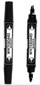 Marker suchościeralny dwustronny czarny (12szt). Wydawca: Easy Stationery. Dadada.pl Opakowanie Marker suchościeralny dwustronny czarny (12szt)