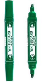 Marker suchościeralny dwustronny zielony (12szt). Wydawca: Easy Stationery. Dadada.pl Opakowanie Marker suchościeralny dwustronny zielony (12szt)