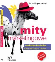 Mity marketingowe. Autor: Jacek Pogorzelski. Dadada.pl Okładka książki Mity marketingowe