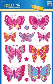Opakowanie Naklejki foliowe błyszczące - Motyle