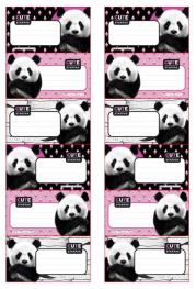 Opakowanie Naklejki na zeszyt (25szt)