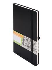Opakowanie Notes A5 z gumką Romantyzma kratka czarny