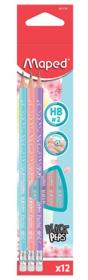 Opakowanie Ołówek Blackpeps Pastel HB z gumką (12szt) MAPED
