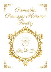 Okładka książki PAMIĄTKA PIERWSZEJ KOMUNII ŚWIĘTEJ