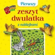 Okładka książki Pierwszy zeszyt dwulatka z naklejkami