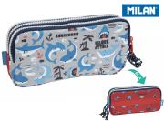 Piórnik 3 komorowy Shark Attack czerwony MILAN. Wydawca: MILAN. Dadada.pl Opakowanie Piórnik 3 komorowy Shark Attack czerwony MILAN