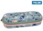 Piórnik owalny Terrazzo Green MILAN. Wydawca: MILAN. Dadada.pl Opakowanie Piórnik owalny Terrazzo Green MILAN
