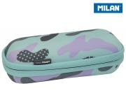 Piórnik owalny Turquoise Camouflage MILAN. Wydawca: MILAN. Dadada.pl Opakowanie Piórnik owalny Turquoise Camouflage MILAN