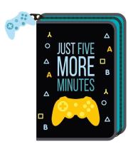 Opakowanie Piórnik z wyposażeniem na 1 zamek Gra