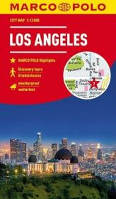 Plan Miasta Marco Polo. Los Angeles. Autor: Opracowanie zbiorowe. Dadada.pl Okładka książki Plan Miasta Marco Polo. Los Angeles