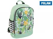 Plecak mały Zielony lemur MILAN. Wydawca: MILAN. Dadada.pl Opakowanie Plecak mały Zielony lemur MILAN