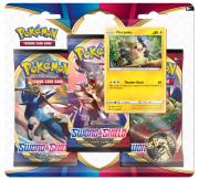 Opakowanie POKEMON TCG SWORD AND SHIELD 3BOOSTER BLISTER SWSH01 3 SASZETKI NA BLISTRZE