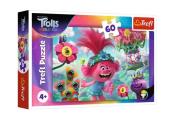 Opakowanie Puzzle 60 W muzycznym świecie Troli TREFL