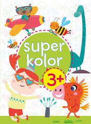 Super kolor 3+. Autor: Monika Kalinowska. Dadada.pl Okładka książki Super kolor 3+