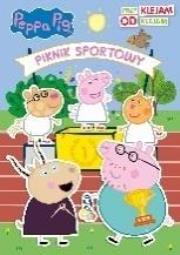 Świnka Peppa. Przyklejam, odklejam.Piknik sportowy. Autor: Opracowanie zbiorowe. Dadada.pl Okładka książki Świnka Peppa. Przyklejam, odklejam.Piknik sportowy