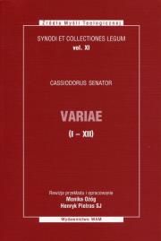 Synody i kolekcje praw T.XI Variae (I-XII). Autor: Kasjodor Senator, Monika Ożóg (oprac.). Dadada.pl Okładka książki Synody i kolekcje praw T.XI Variae (I-XII)